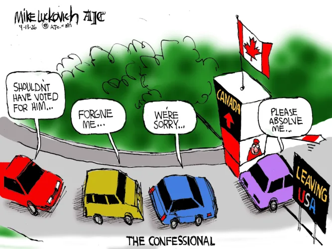Cartoon commentary